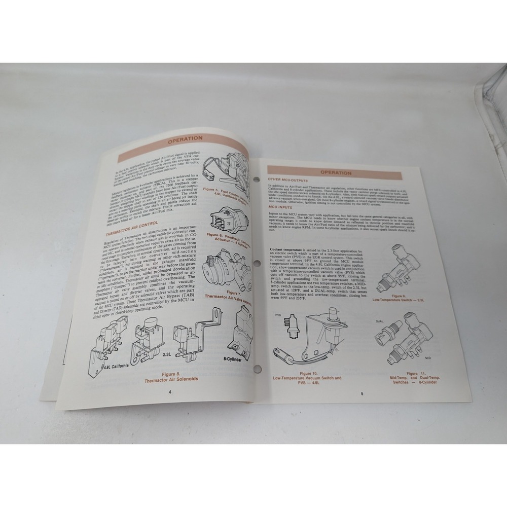 1981 Ford Microprocessor Control Units Training Service Guide Manual Book‎ - Picture 7 of 14